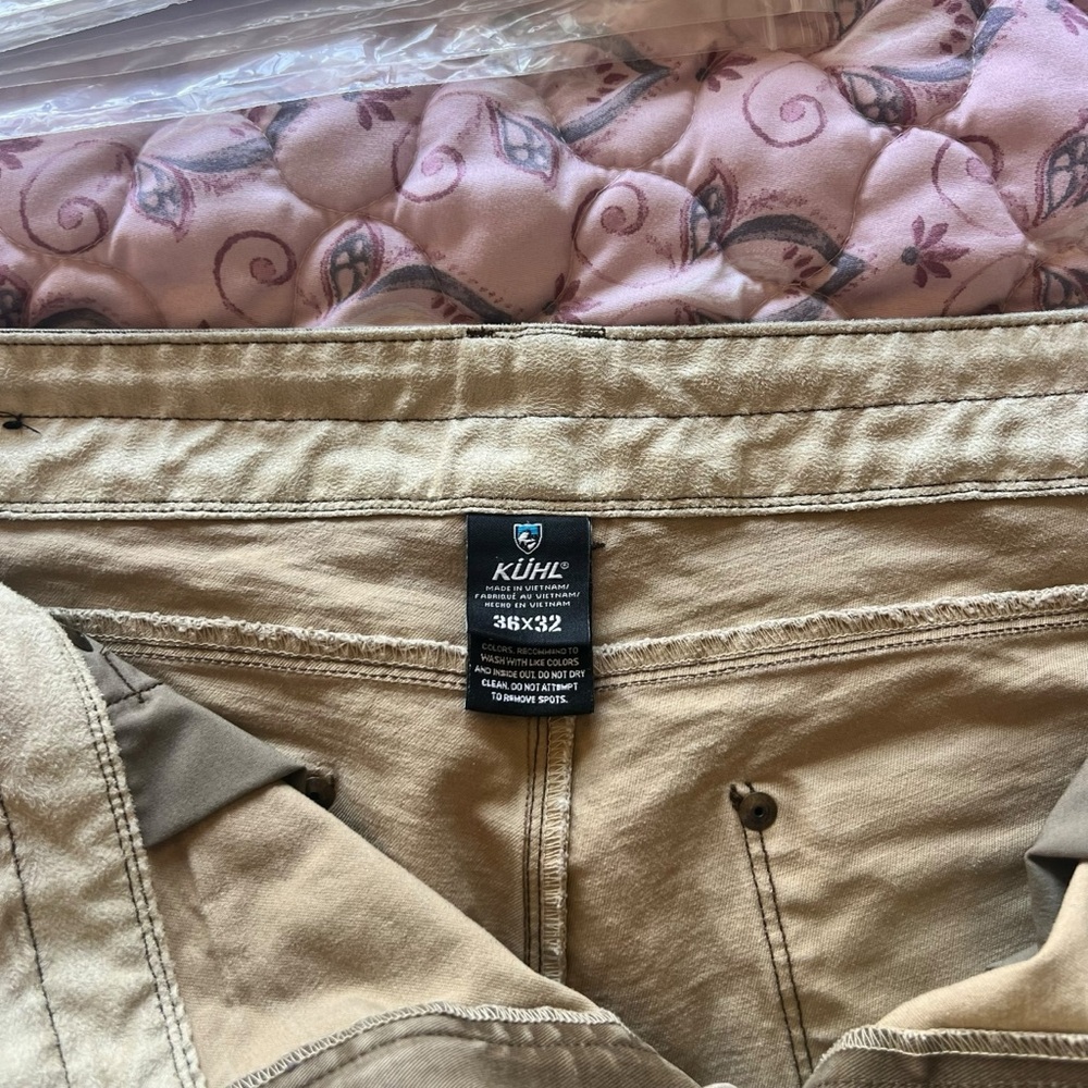 Kuhl RYDR Tan Outdoor Men’s Pants Workwear Camping Pants SZ 36 - Picture 6 of 11
